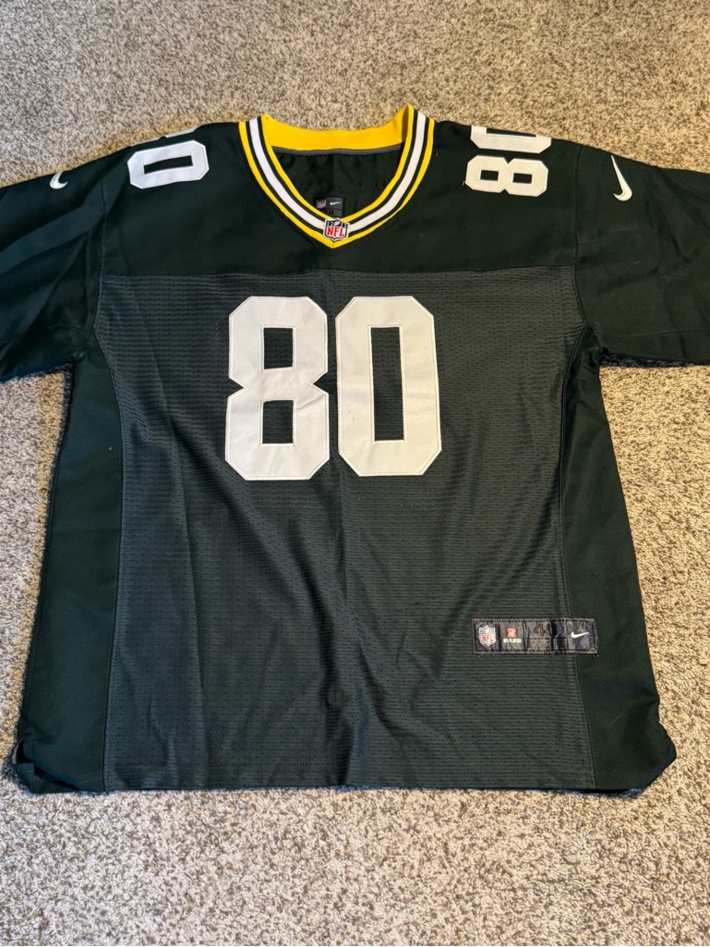 Nike NFL Green Bay Packers Donald Driver On-Field Jersey  - Size 48 (XXL)
